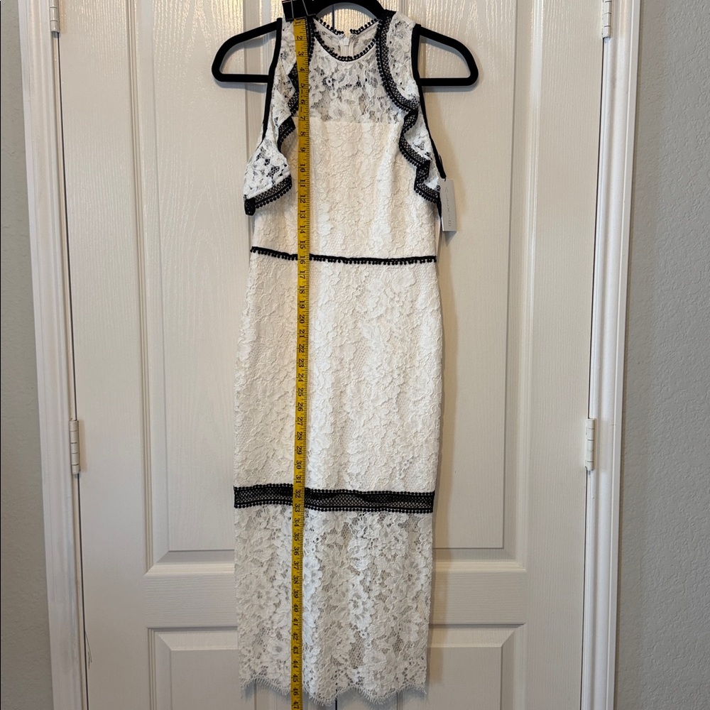 Alexis Evie Lace Dress Size XS Black White NWT - Picture 3 of 14